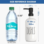 Dish Soap Dispenser for Kitchen, Ceramic Dish Soap Dispenser - Image 6