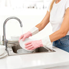Rubber Dishwashing Gloves 6 Pairs, Rubber Cleaning Gloves - Image 3