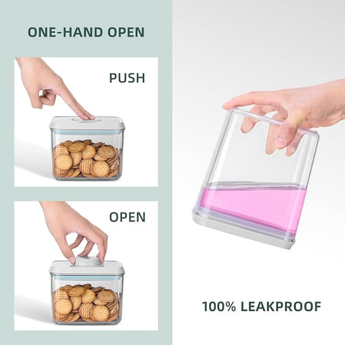 12 Pcs Pop Airtight Food Storage Containers - Image 2