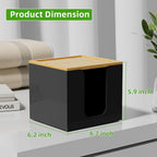 VITVITI Disposable Face Towel Holder Box, Acrylic Facial Towel Container - Image 6