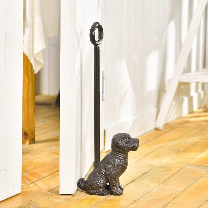 Sungmor Cast Iron Dog Door Stop - Image 2
