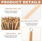 Bamboo Dish Brush with Handle - Image 4