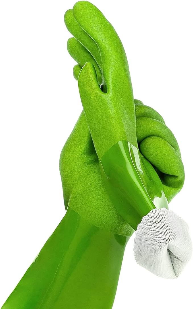 Star Kitchen & Home True Blues Ultimate Green Household Cleaning Gloves by StarKitchenHome