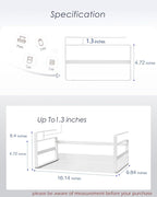 Nxconsu 2Pack Under Shelf Storage Basket Organizer Hanging Holder - Image 2