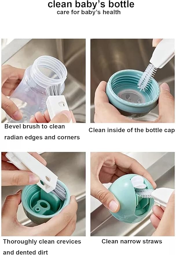 Tiny Cleaning Brush-Mini Multi-Functional Crevice Cleaning Brush, Water Bottle - Image 5