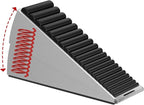 Heavy Duty Door Stopper, Adjustable Spring Large Stopper, 3 Inches High Tall by Optish