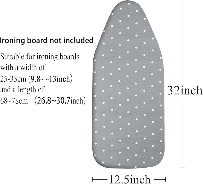 Small Ironing Board Cover Scorch Resistant, Table top Ironing Board Cover - Image 2