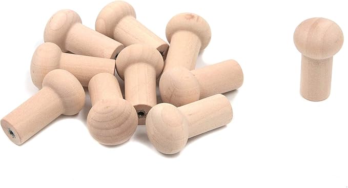 T Tulead Wood Coat Hook Towels Clothes Hook Shaker Pegs, No Paint by TTulead