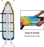 Tie Dye Vortex Printed Ironing Board Cover, Comfy Stretchy Iron Board Protector - Image 4