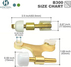 5 Pack Hinge Pin Door Stopper Satin Brass Matte Gold Adjustable Heavy Duty Door - Image 4