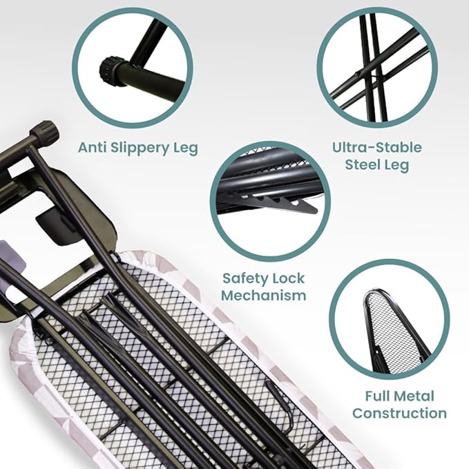 Compact Ironing Board Foldable | Hanging Iron Board - Image 2