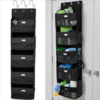 GORILLA GRIP Over The Door Organizer Storage, 5 Deep Hanging Shelves, Holds by GorillaGrip