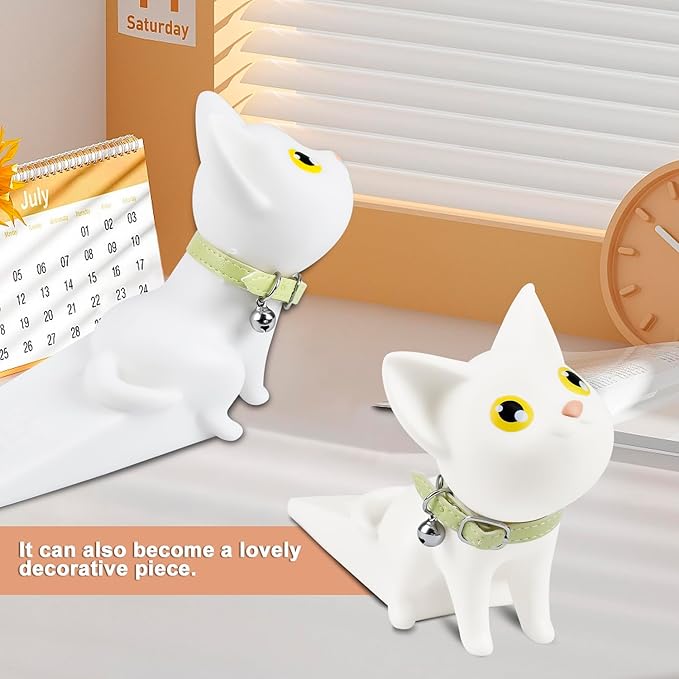 Cute Cat Door Stopper Decorative Non-Slip Floor Protector - Image 5