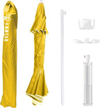 AMMSUN Shade Umbrella, Premium Portable Umbrella with Stand, 6.5ft Lightweight Free Standing Canopy for Sporting Games, Adjustable Instant Sun Protection and Easy to Carry, Yellow - Image 6