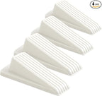 4 Pack Door Stoppers for Bottom of Door, Rubber Door Stopper Wedge, Sturdy by Utron