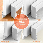 5Pack Door Draft Stopper, Blocks Cold Air, Dust & Light - Image 9