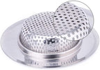 4.5 Inch Diameter Rim Heavy Duty Stainless Steel Kitchen Sink Basket Strainer - Image 3