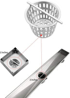 2 Inch Hair and Debris Strainer, Shower Drain Strainer - Image 5