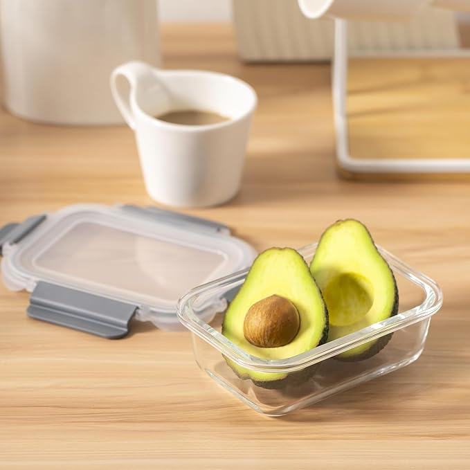 24 Pieces Glass Food Storage Containers - Image 8