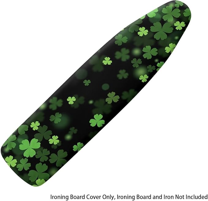 Green Leaves Ironing Board Cover Universal Iron Board Covers Heavy Duty Padded - Image 6