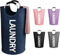 WOOHA 95L Large laundry basket, Collapsible laundry hamper, Tall Clothes by WOOHA