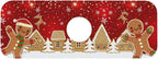 Christmas Snowflakes Gingerbread Man Deer Tree 15" X 5.5" Kitchen Sink Splash - Image 9