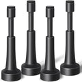 4PCS Matte Black Door Stoppers for Wall by brieieziy