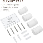 Wooden White Wall Hooks - Image 5