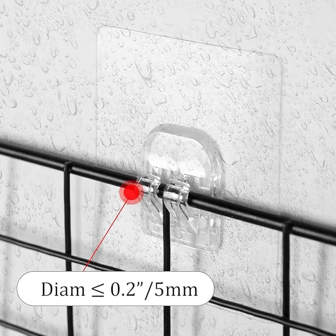 LAIGOO 8 Pcs Replacement Corner Shower Caddy Adhesive Hook Stickers, No - Image 5