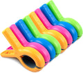 Large Beach Towel Clips for Beach Chairs, Jumbo Size Heavy Duty Clothes Pins by Dreecy
