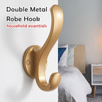Wall Hooks Over Door Key Towel Coat Hat Purse Hanger Holder Rack Double Hooks - Image 7