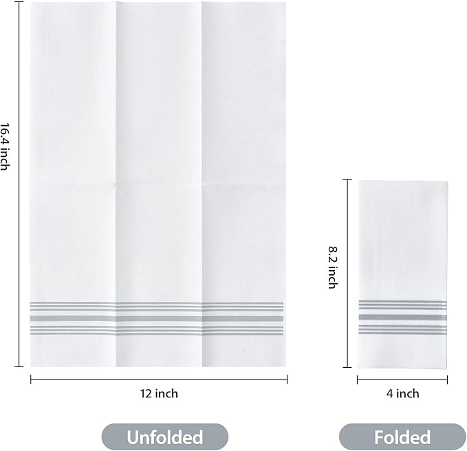 Vplus 300 PACK Guest Towels Disposable Bathroom, Decorative Bathroom Napkins - Image 6