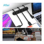 Cord Organizer, Cable Clips Cord Holder, Cable Management USB Cable Power Wire - Image 2