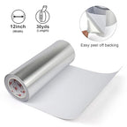 BOMEI PACK Aluminum Foil Tape, Heavy Duty Metal Foil, High Temperature Silver - Image 3