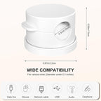 6pcs Magnetic Cable Clips, 360° Swiveling Adhesive Cable Organizer - Image 6