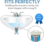 Bathroom Sink Hair Catcher for Pop-Up Drain – SinkRing 1.57" Precision Strainer - Image 2
