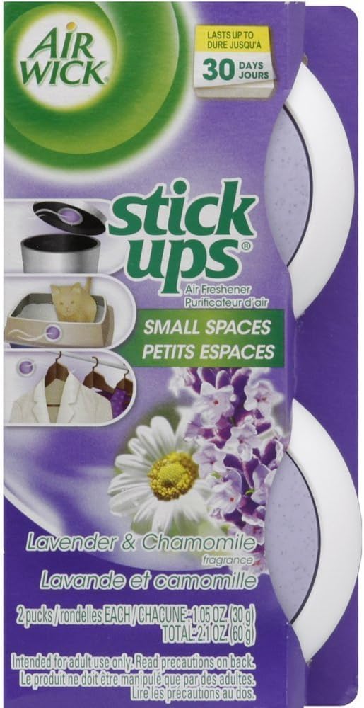 Air Wick Stick Ups Small Spaces Air Freshener Lavender & Chamomile 2-Count - Image 2