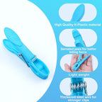 Colorful Plastic Clothespins, Heavy Duty Laundry Clothes Pins Clips Pegs - Image 3