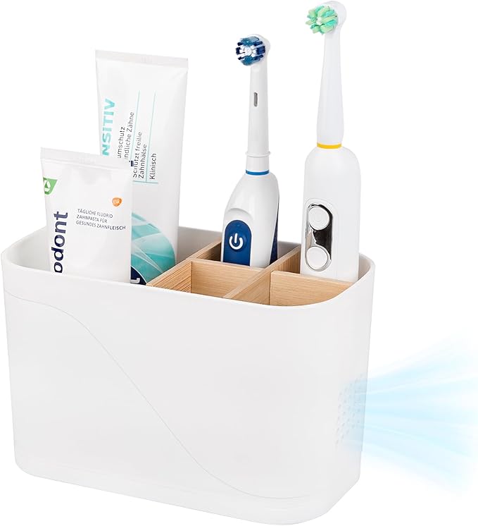 Toothbrush Holders for Bathrooms, Electric Tooth Brush Holder by Heagoale