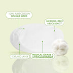 Intrinsics Premium 2” Naturelles Cotton Rounds 2 Pack – Lint-Free Cotton Pads - Image 2