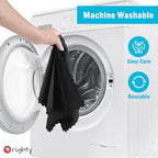 Orighty Black Microfiber Cleaning Cloth, 24 Pack Highly Absorbent Cleaning Rags - Image 7