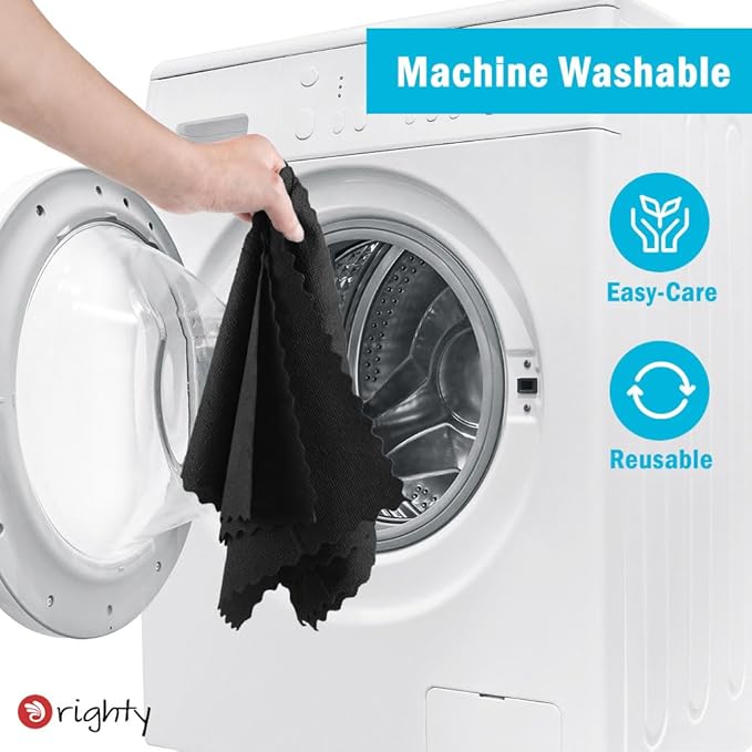 Orighty Black Microfiber Cleaning Cloth, 24 Pack Highly Absorbent Cleaning Rags - Image 7