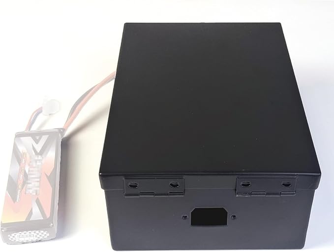 Lithium & Lead-Acid Battery Storage Box/Lipo Charging Box, Stainless Steel - Image 4