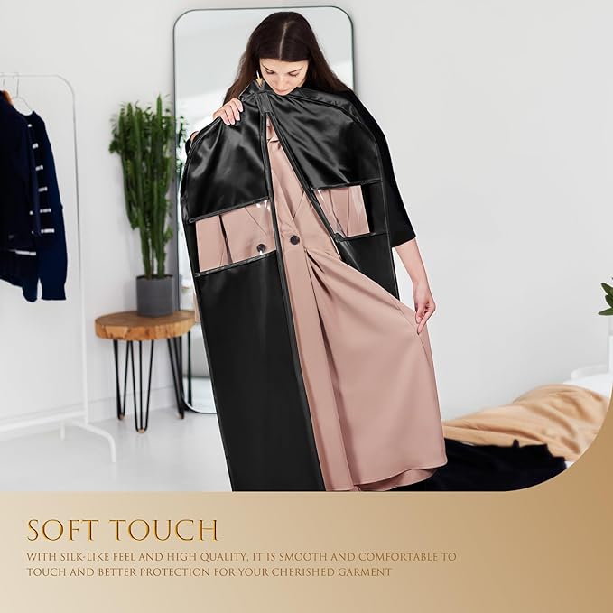 Univivi Super Soft Satin Garment Bags - Image 3