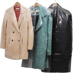 20Pcs Dry Cleaner Bags Plastic Clear Can be Hung Transparent Clothing Dust Cover by ANCOUS