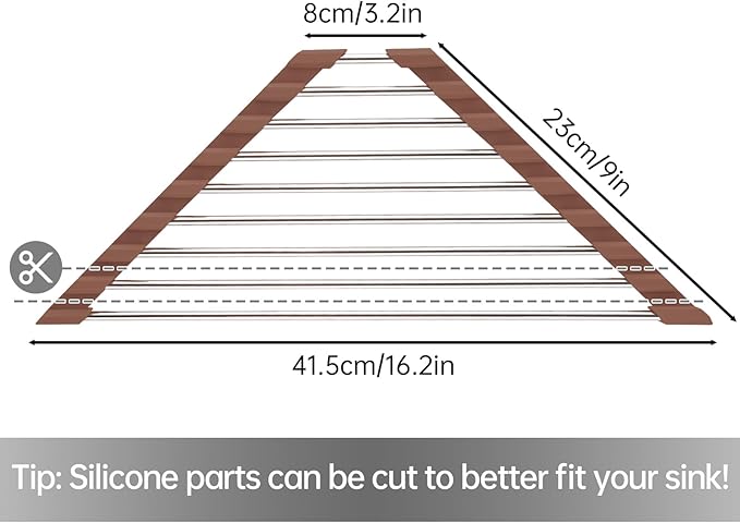 Tomorotec Triangle Roll-Up Dish Drying Rack - Image 4