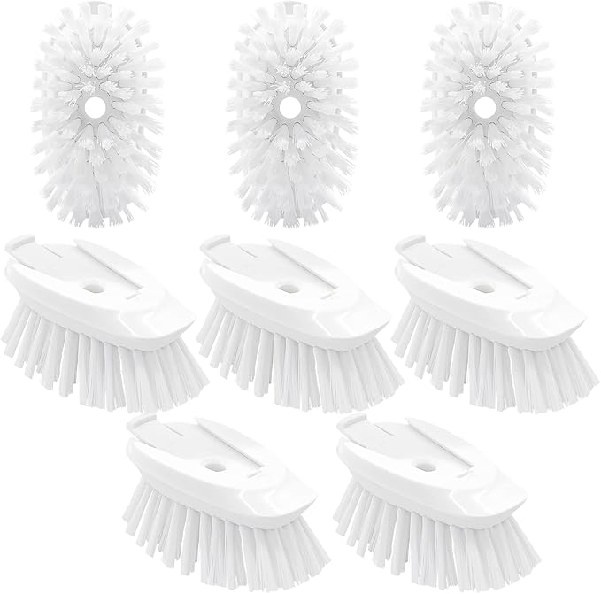 Dish Brush Refill, 8 Pack Soap Dispensing Dish Brush Refills, Dish Brush by pamrack
