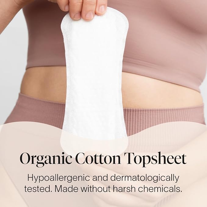 Cora 100% Organic Cotton Topsheet Period Liners - Image 3