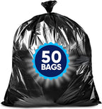 Veska 55 Gallon Trash Bags Heavy Duty, 55-60 Gallon Trash Bags Large Black - Image 9