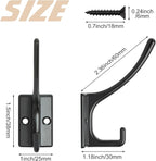 14 Pack Coat Hooks, Heavy Duty Coat Hooks Wall Mounted - Image 3